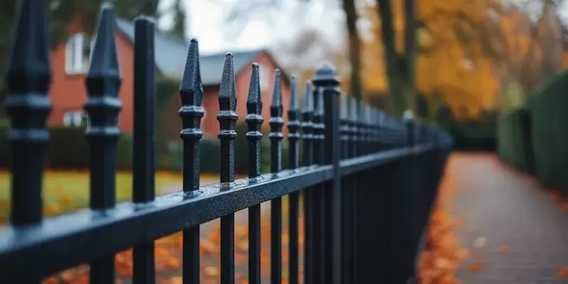 Metallzaun aus Polen