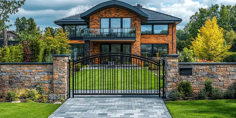 Metallzäune aus Polen mit montage