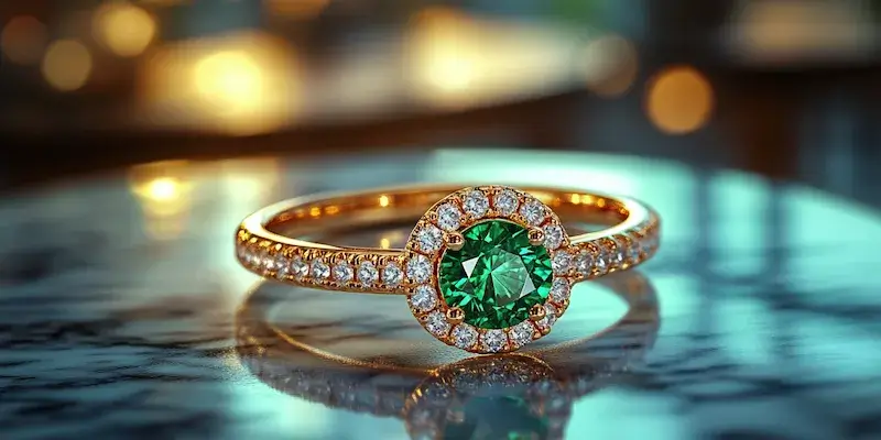 Pierścionek zaręczynowy na której ręce