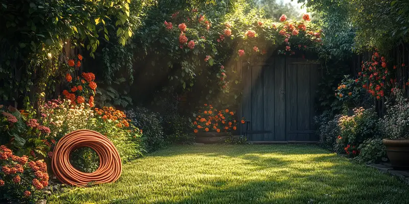 Bęben jak zrobić wieszak na wąż ogrodowy?