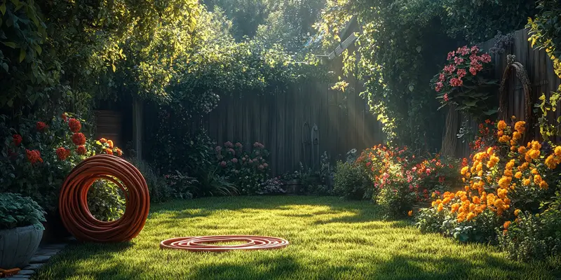 Bęben jak zrobić wieszak na wąż ogrodowy?