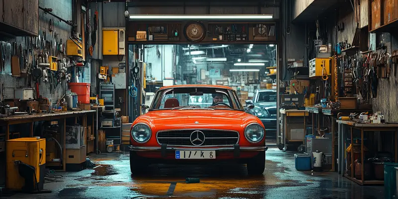 Jak jest po angielsku warsztat samochodowy?